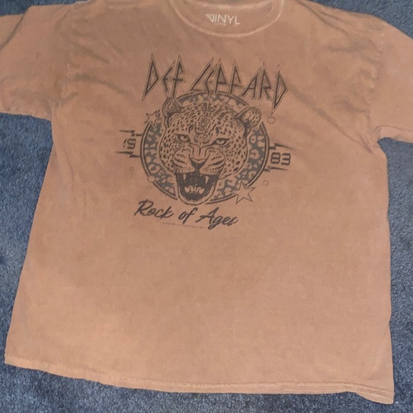 Vinyl Icons Women's Def Leopard Band Tee - Picture 1 of 4